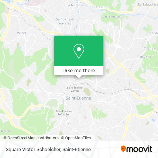Square Victor Schoelcher map
