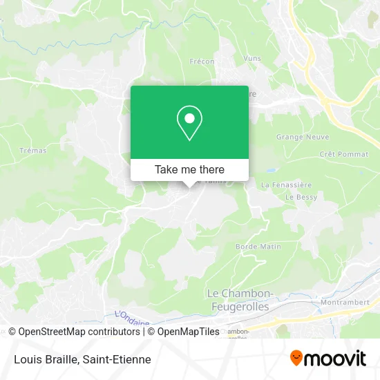 Louis Braille map