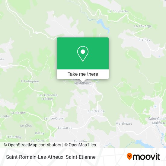 Saint-Romain-Les-Atheux map