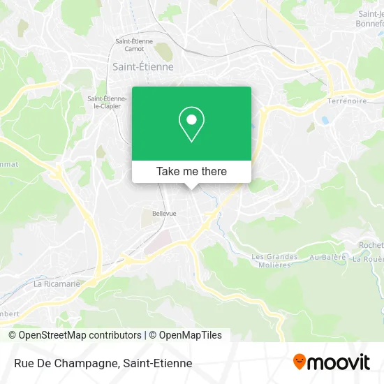 Rue De Champagne map