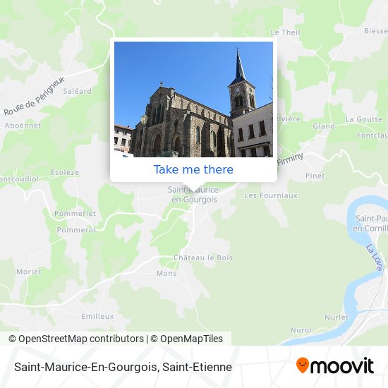 Mapa Saint-Maurice-En-Gourgois