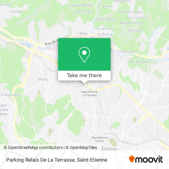 Parking Relais De La Terrasse map