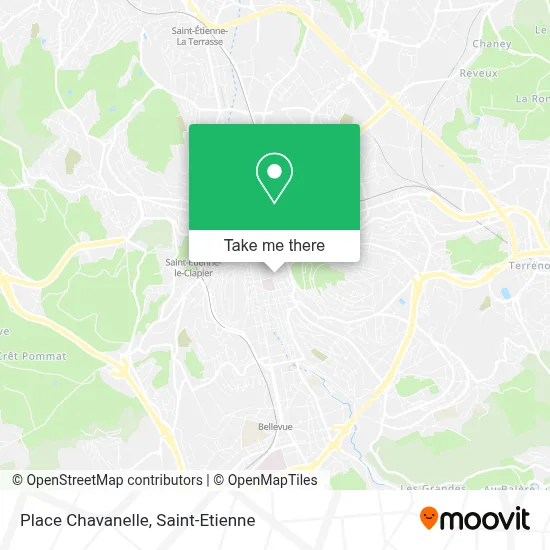 Place Chavanelle map