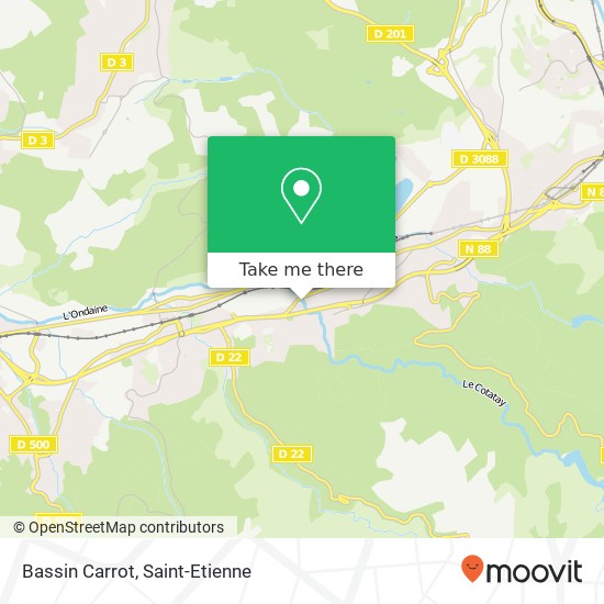 Bassin Carrot map