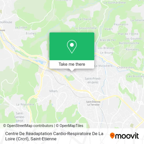 Centre De Réadaptation Cardio-Respiratoire De La Loire (Crcrl) map