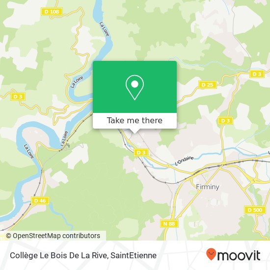 Mapa Collège Le Bois De La Rive