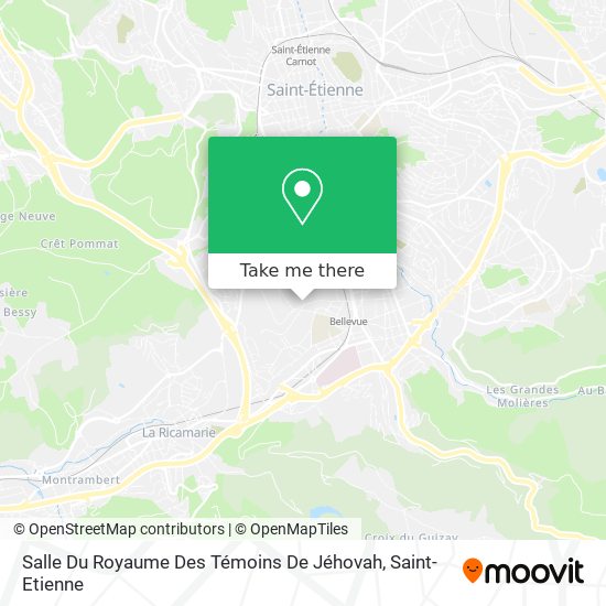 Salle Du Royaume Des Témoins De Jéhovah map