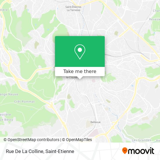 Rue De La Colline map