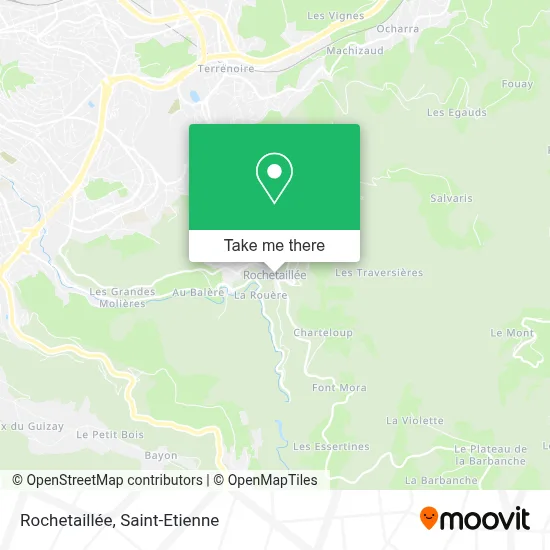Rochetaillée map