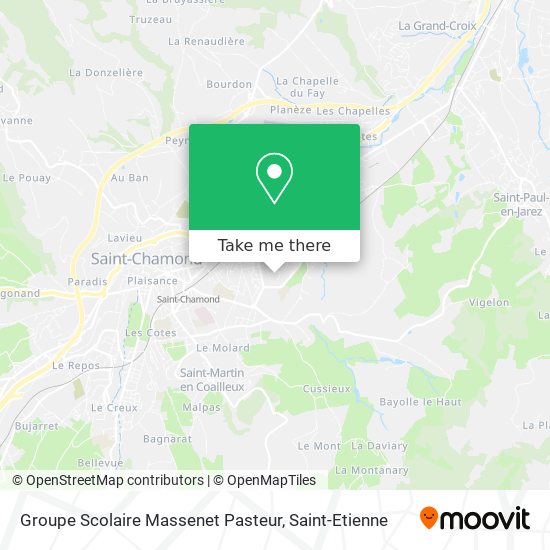 Mapa Groupe Scolaire Massenet Pasteur