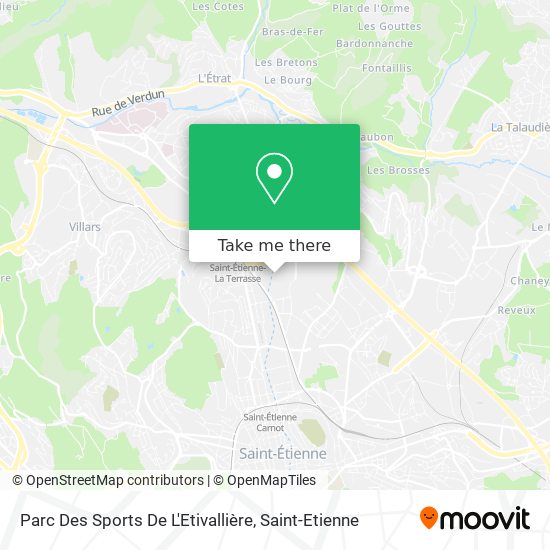 Mapa Parc Des Sports De L'Etivallière