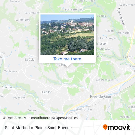 Mapa Saint-Martin-La-Plaine