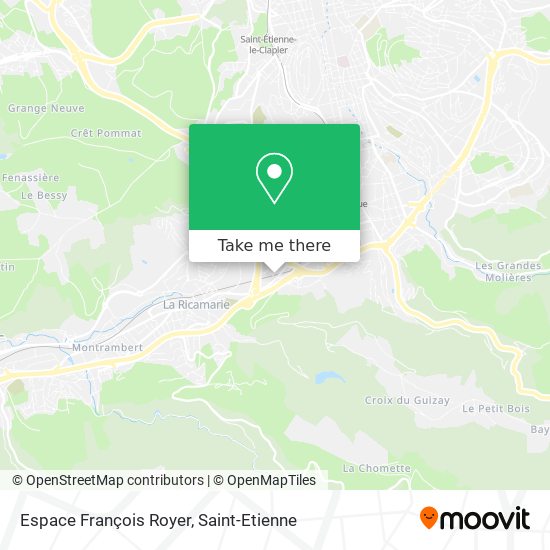 Espace François Royer map