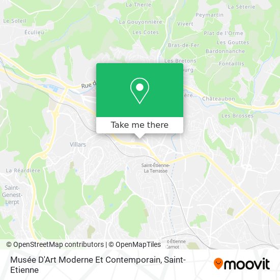 Musée D'Art Moderne Et Contemporain map