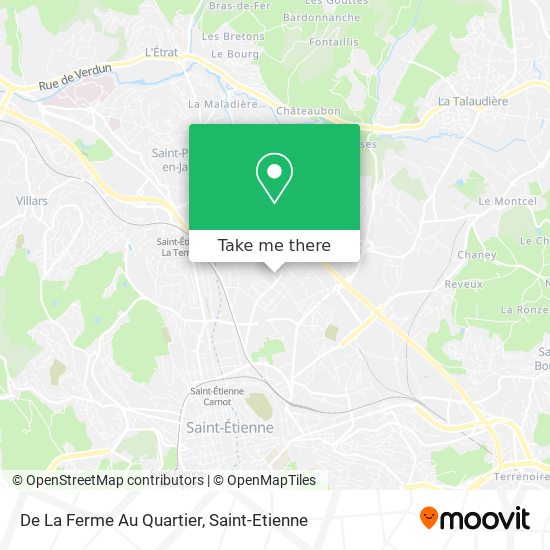 De La Ferme Au Quartier map
