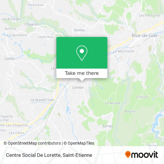 Centre Social De Lorette map