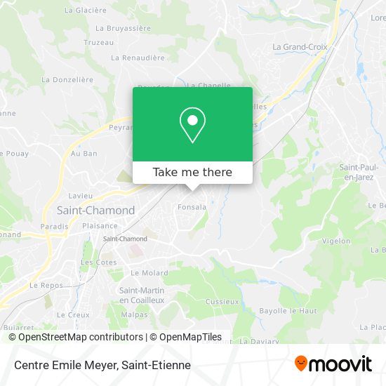 Centre Emile Meyer map