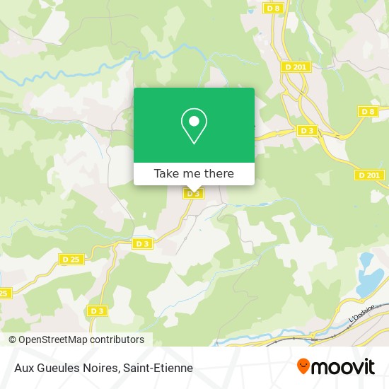 Aux Gueules Noires map