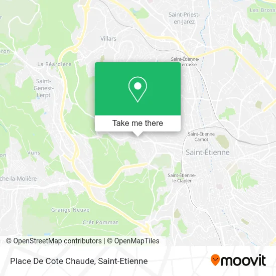 Place De Cote Chaude map