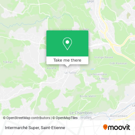 Intermarché Super map