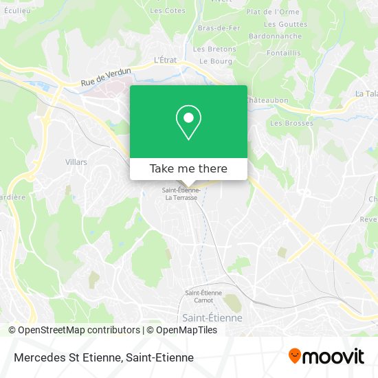 Mercedes St Etienne map