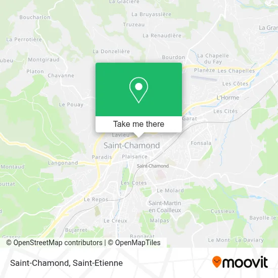 Saint-Chamond map