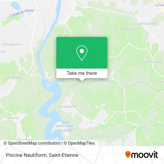 Piscine Nautiform map