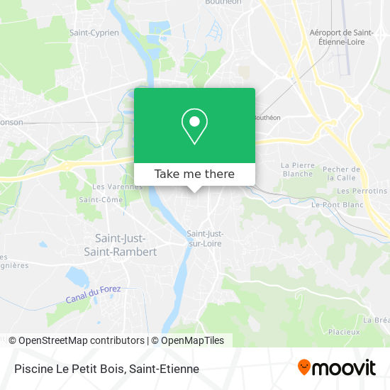 Piscine Le Petit Bois map