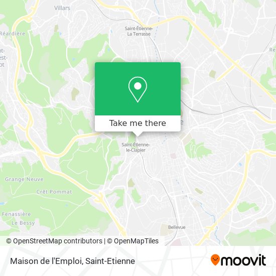 Maison de l'Emploi map