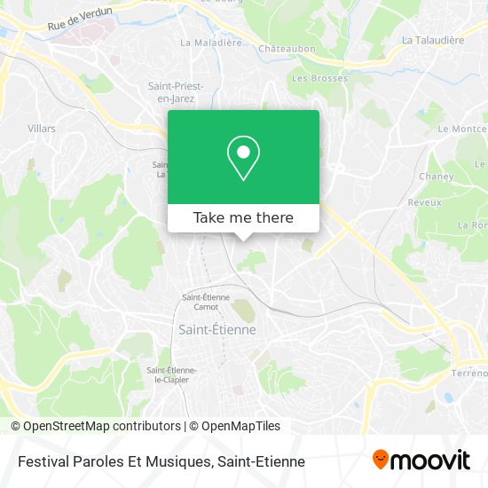 Festival Paroles Et Musiques map