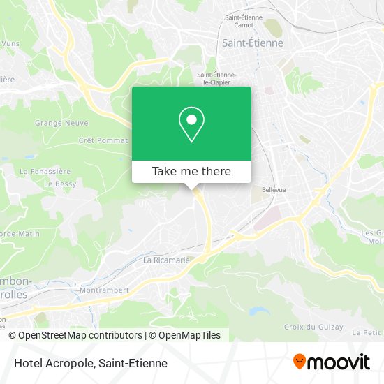Mapa Hotel Acropole