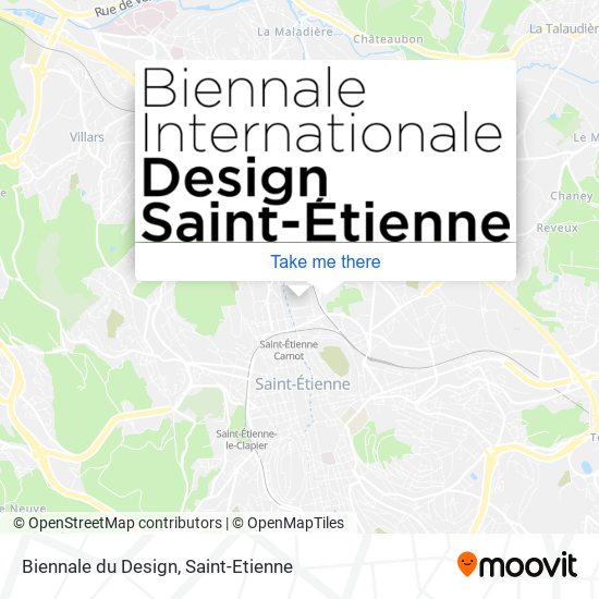 Biennale du Design map