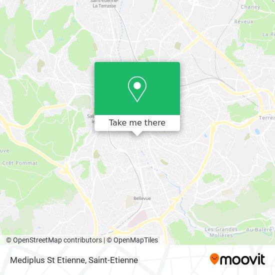 Mapa Mediplus St Etienne