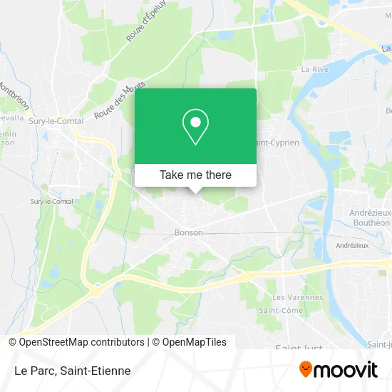 Le Parc map