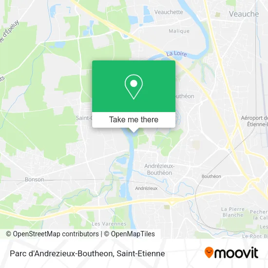 Parc d'Andrezieux-Boutheon map