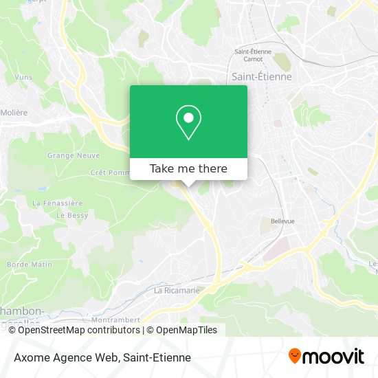 Axome Agence Web map