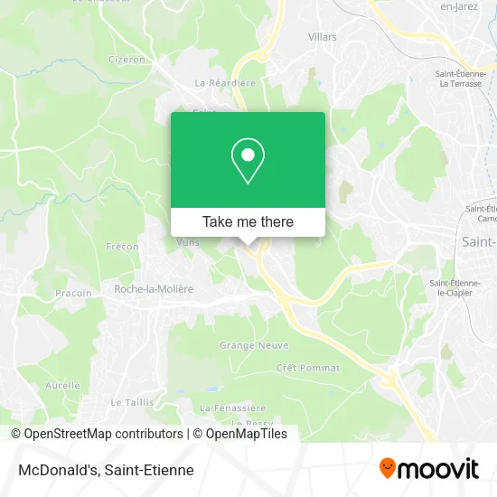 McDonald's map