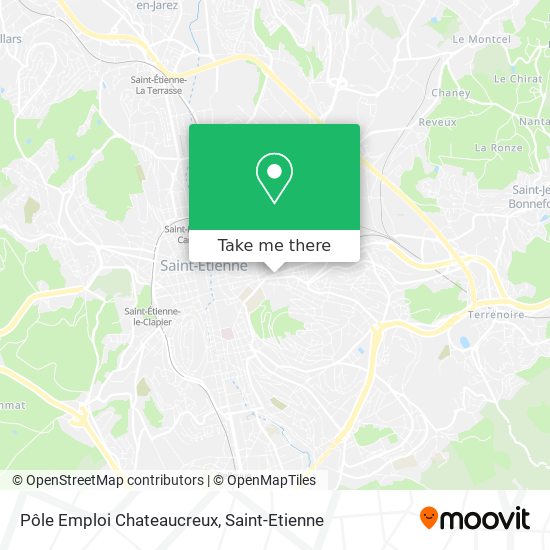 Pôle Emploi Chateaucreux map