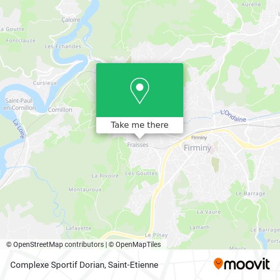 Complexe Sportif Dorian map