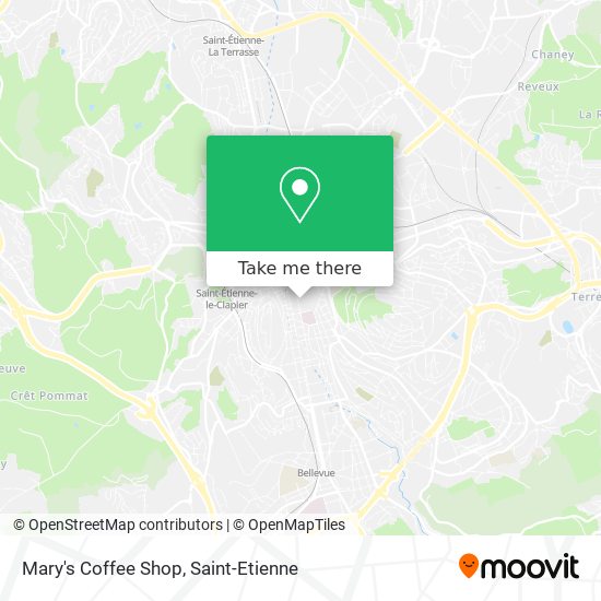 Mary's Coffee Shop map