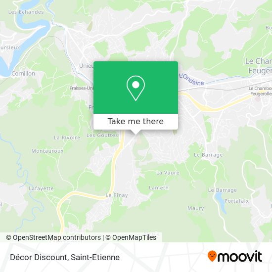 Décor Discount map