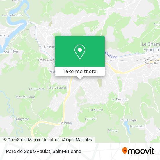 Parc de Sous-Paulat map