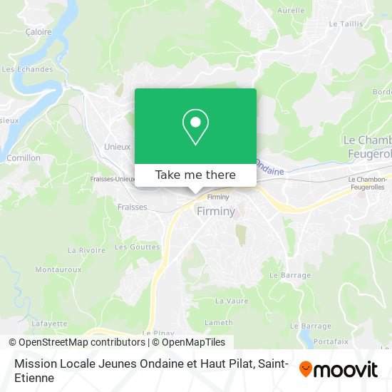 Mission Locale Jeunes Ondaine et Haut Pilat map