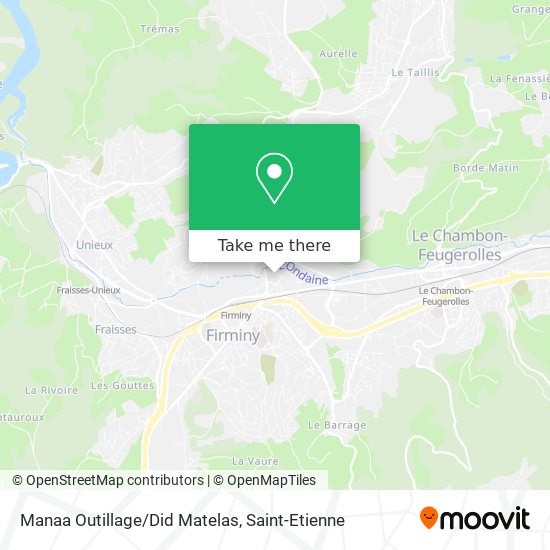 Manaa Outillage/Did Matelas map