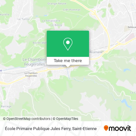 Mapa École Primaire Publique Jules Ferry