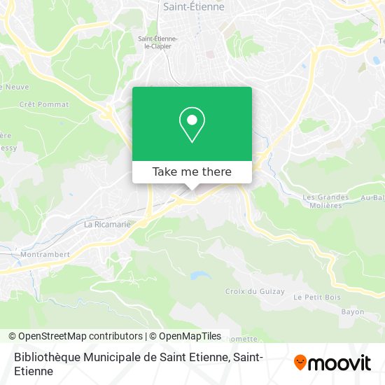 Bibliothèque Municipale de Saint Etienne map