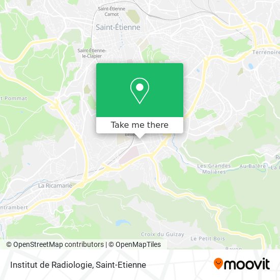 Institut de Radiologie map