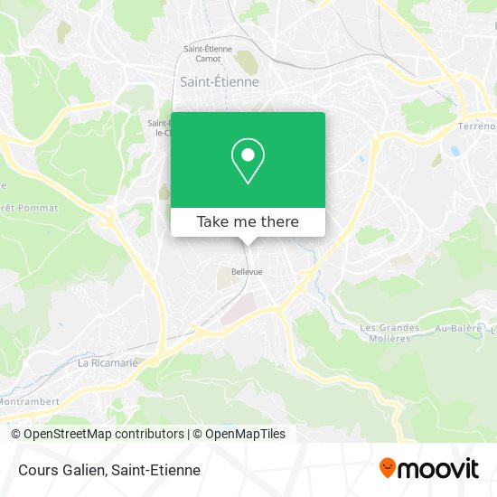 Cours Galien map