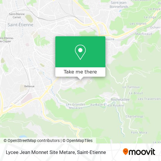 Mapa Lycee Jean Monnet Site Metare