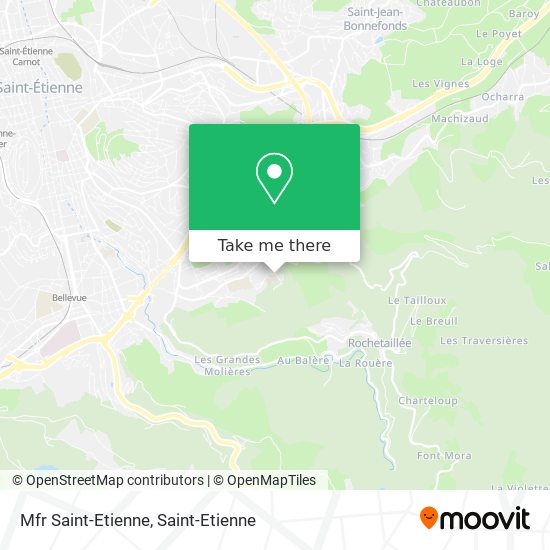 Mfr Saint-Etienne map
